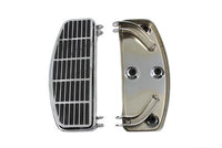 HARLEY Driver ISO Insert Footboard Set D Shaped fits 1940-1984 FL,  1940-1946 U,  1940-1952 W,  1941-1972 G,