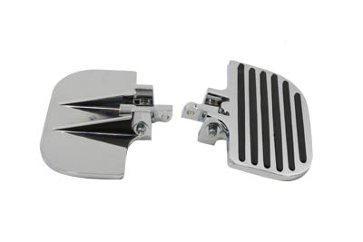HARLEY Passenger Mini Footboard Set with Rail Design Fits 0-  Custom, application for plates that ha
