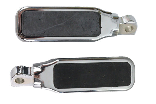 HARLEY Chrome Slugger Style Fußrasten-Set Passend für alle Modelle mit weiblichem Montageblock