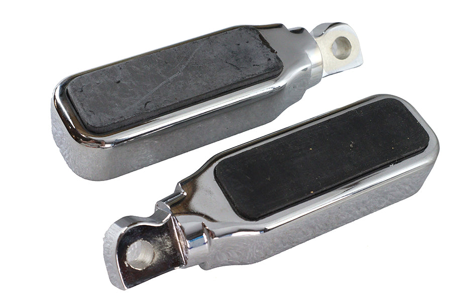 HARLEY Chrome Slugger Style Fußrasten-Set Passend für alle Modelle mit weiblichem Montageblock