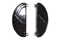 HARLEY Half Moon Trittbrett-Set Glanzschwarz Passend für 1940-1984 FL,   1940-1946 U,   1940-1952 W,   1941-1