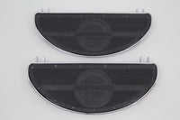 HARLEY-Replika-Fahrertrittbretter-Set mit Logo, passend für FL-Modelle von 1940-1984, U-Modelle von 1940-1946, W-Modelle von 1940-1952, 194