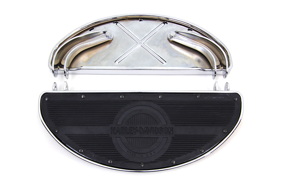 HARLEY-Replika-Fahrertrittbretter-Set mit Logo, passend für FL-Modelle von 1940-1984, U-Modelle von 1940-1946, W-Modelle von 1940-1952, 194