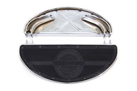 HARLEY-Replika-Fahrertrittbretter-Set mit Logo, passend für FL-Modelle von 1940-1984, U-Modelle von 1940-1946, W-Modelle von 1940-1952, 194