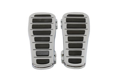 HARLEY Fahrer Trittbrett-Set mit Big Foot Design Passend für FLT Modelle ab 1980, FLST Modelle ab 1986, Fahrer-Anwendu
