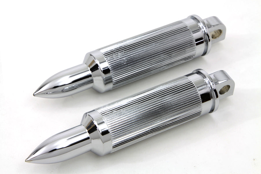 HARLEY Chrom Bullet Style AK-47 Fußrasten Set Passend für 1986-UP FXST,