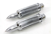 HARLEY Chrom Bullet Style AK-47 Fußrasten Set Passend für 1986-UP FXST,