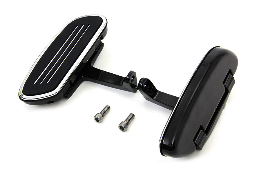 HARLEY Soziustrittbrett-Set im Streamliner-Design passend für FLT Modelle ab Baujahr 1993,
