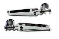 HARLEY Chrome Chopper Style Footpeg Set fits 0-  All, models with 1 or 1-1/4" engine bar"