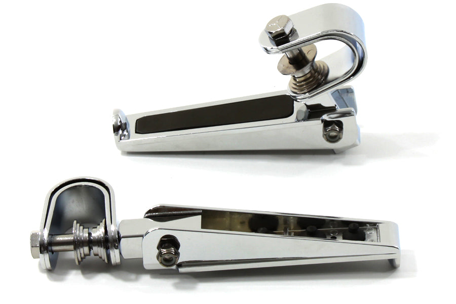HARLEY Chrome Chopper Style Footpeg Set fits 0-  All, models with 1 or 1-1/4" engine bar"