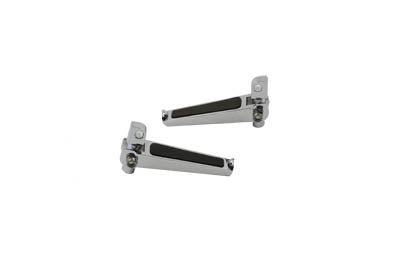 HARLEY Chrome Fußrasten Set Chopper Style Passend für alle Modelle mit weiblichem Montageblock