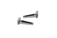 HARLEY Chrome Fußrasten Set Chopper Style Passend für alle Modelle mit weiblichem Montageblock
