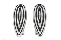 HARLEY Billet Trittbrett-Set Chrom Passend für 1980-UP FLT, 1986-UP FLST, 1980-UP FLT,