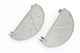 HARLEY Replica Driver Half Moon Shape Footboard Set Raw fits 1940-1984 FL,  1940-1946 U,  1940-1982 W,  1941-1972 G,  1948-1948 EL,