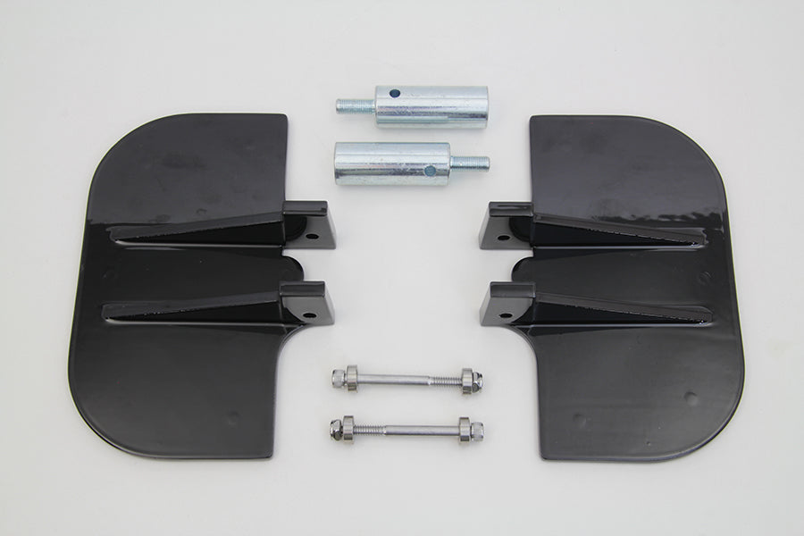 HARLEY Sozius Mini-Trittbretter Set Rubber Style Passend für 0-  Custom, Anwendung