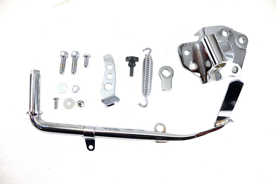 HARLEY Chrom Jiffy Seitenständer-Kit passend für 2009-2016 FLT,