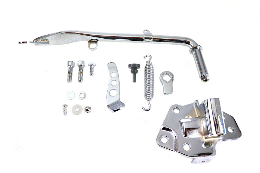 HARLEY Chrom Jiffy Seitenständer-Kit passend für 2009-2016 FLT,