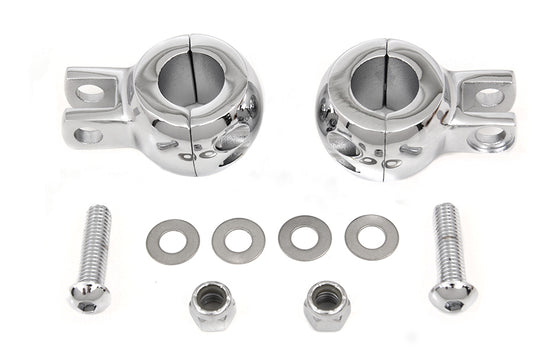 HARLEY Seat Shock Mount Clamp Set fits 1941-1957 FL,   1970-1984 FX,   1936-1947 EL,
