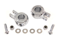 HARLEY Seat Shock Mount Clamp Set fits 1941-1957 FL,   1970-1984 FX,   1936-1947 EL,