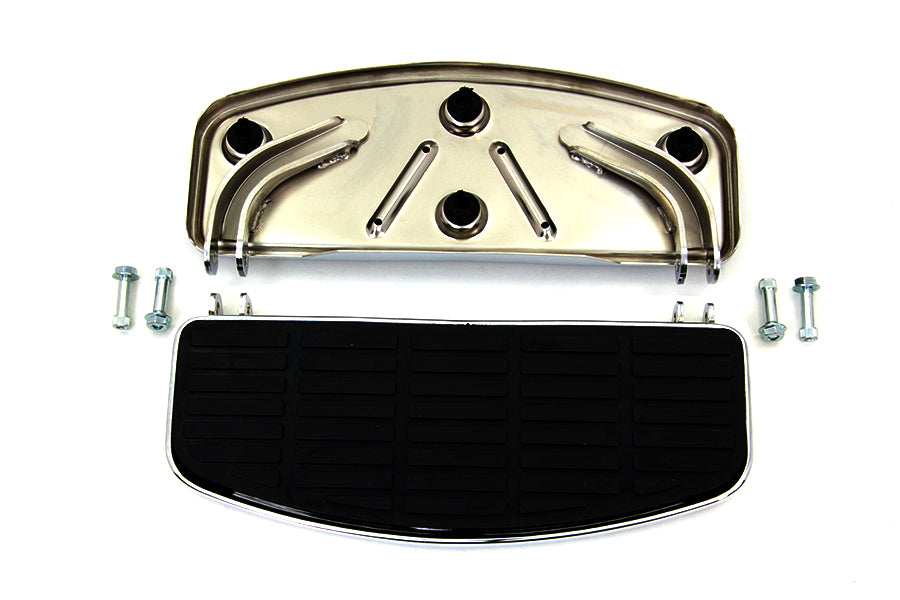 HARLEY FXRP Driver Chrome 'D' Shape Footboard Set fits 1985-1994 FXRP,