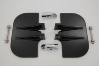 HARLEY Sozius-Mini-Trittbrett-Set Schwarz Passend für 0- Alle Modelle mit weiblichem Montageblock