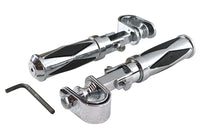 HARLEY Diamond Style Fußrasten-Set Passend für alle Modelle mit 1 Sturzbügel