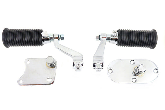 HARLEY Soziusfußrasten-Kit Passend für 1965-1984 FL,
