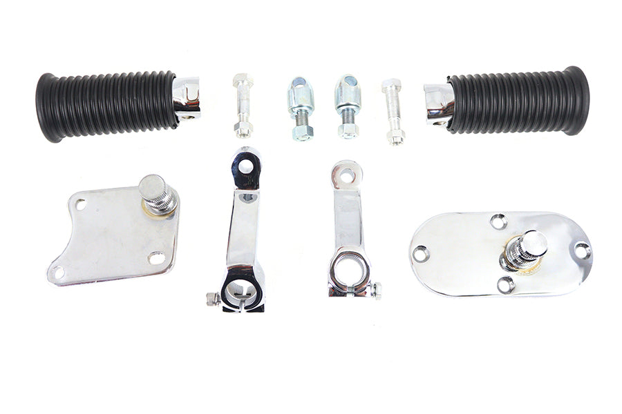 HARLEY Soziusfußrasten-Kit Passend für 1965-1984 FL,