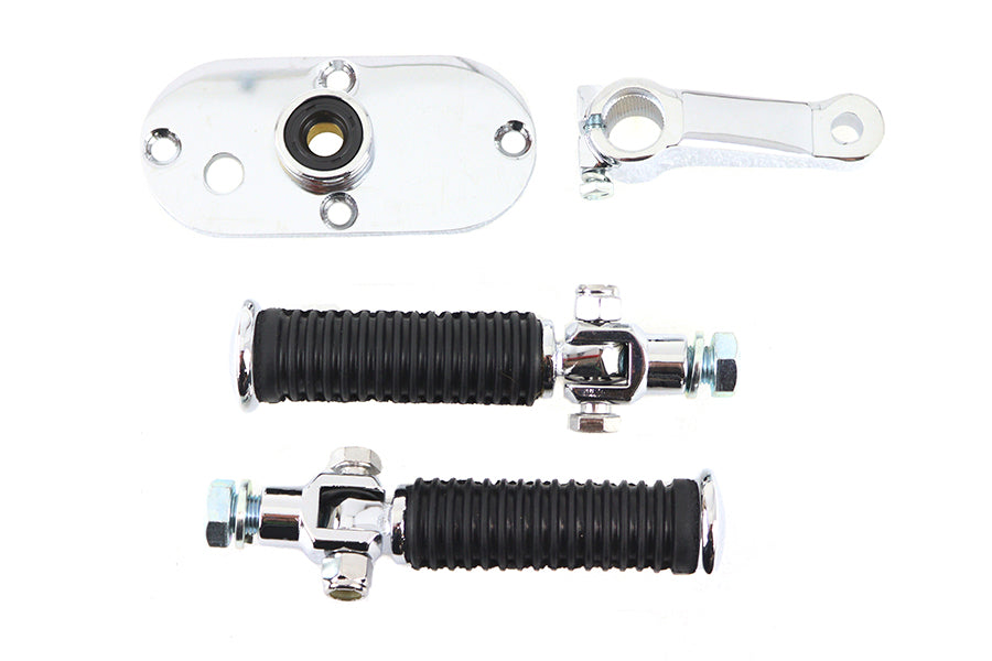 HARLEY FX Mid-Fußrastensatz Chrom Passend für 1974–1984 FX,