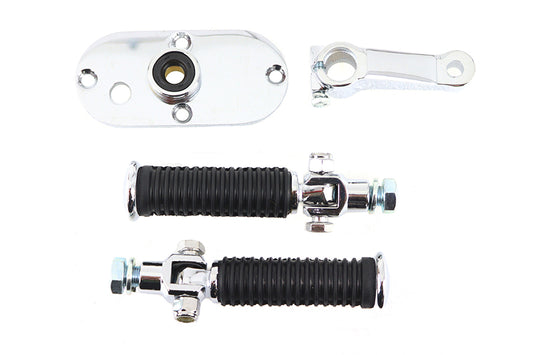 HARLEY FX Mid-Fußrastensatz Chrom Passend für 1974–1984 FX,