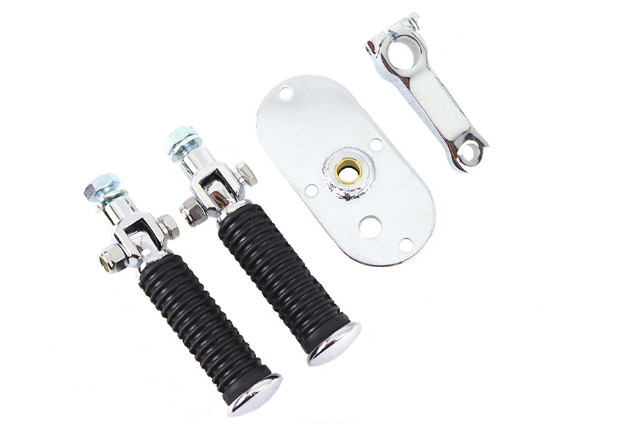 HARLEY FX Mid-Fußrastensatz Chrom Passend für 1974–1984 FX,