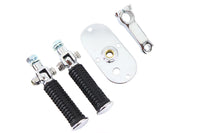 HARLEY FX Mid-Fußrastensatz Chrom Passend für 1974–1984 FX,