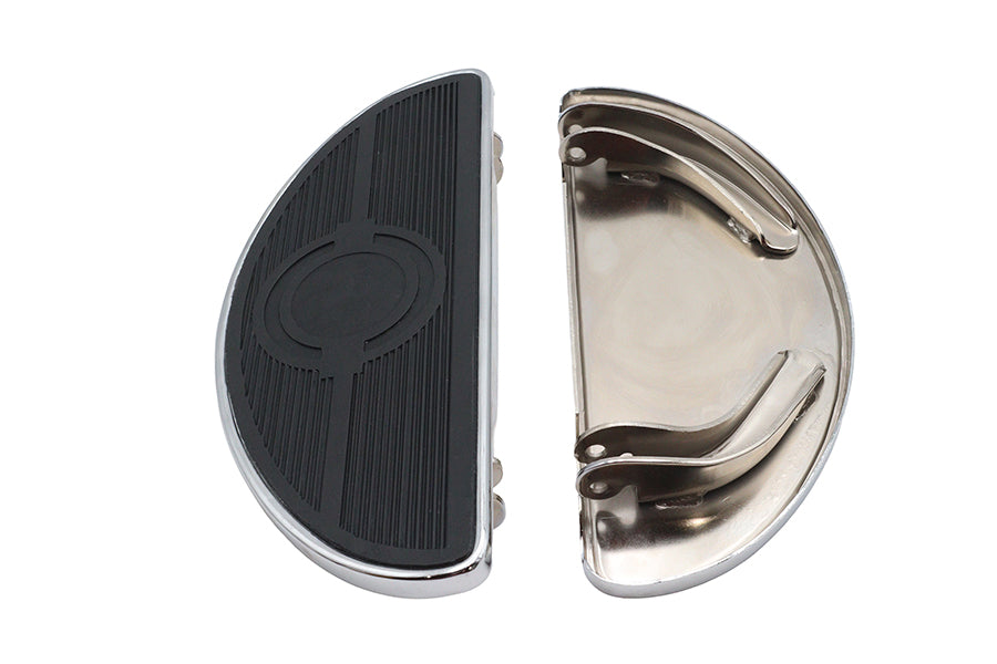 HARLEY Fahrer-Trittbrett-Set Chrom Passend für 1980-UP FLT, 1980-UP FLT, 1986-UP FLST,