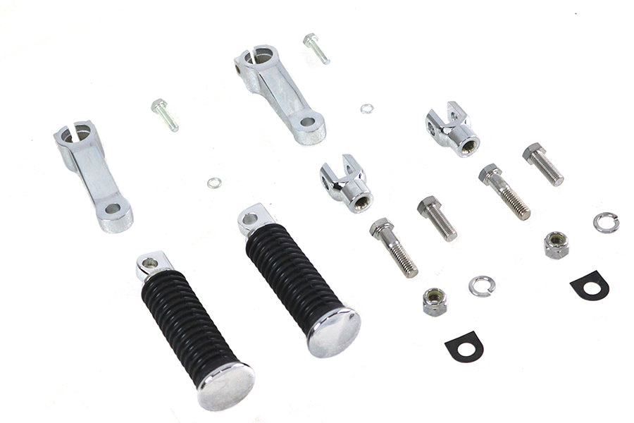 HARLEY FX Fußrastenhalterung Kit Chrom Passend für 1973-1984 FX,