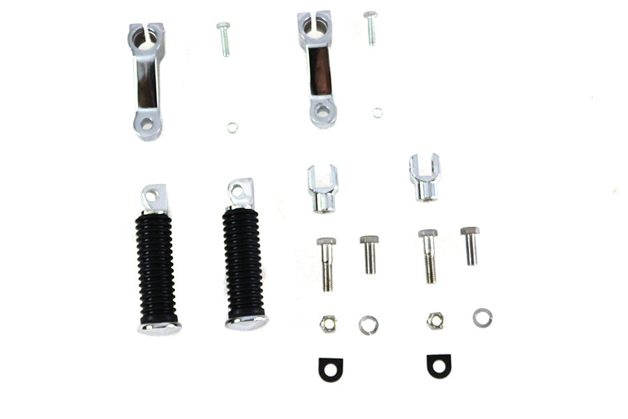 HARLEY FX Fußrastenhalterung Kit Chrom Passend für 1973-1984 FX,
