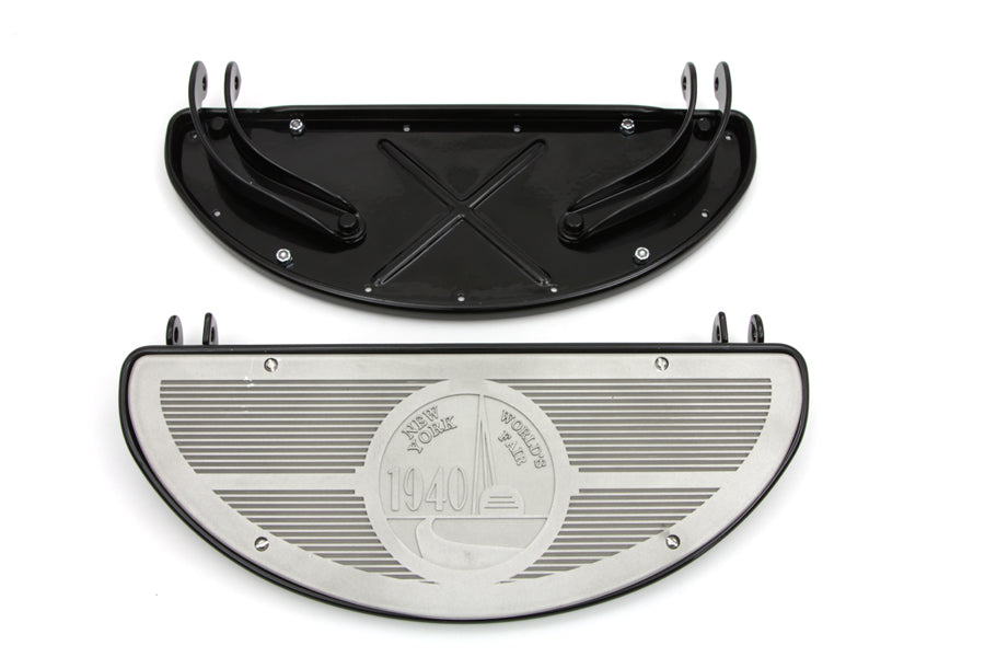 HARLEY Half Moon Trittbrett-Set, Schwarz, passend für 1941–1980 FL, 1941–1952 W,