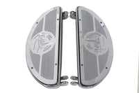 HARLEY Trittbrett-Kit „Half Moon“, Chrom, passend für FL-Modelle von 1941–1980, G-Modelle von 1936–1973, W-Modelle von 1936–1952