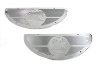 HARLEY Trittbrett-Kit „Half Moon“, Chrom, passend für FL-Modelle von 1941–1980, G-Modelle von 1936–1973, W-Modelle von 1936–1952