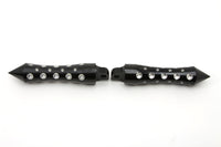 HARLEY schwarzes Agostinni Spike Style Fußrasten Set passend für 0- Alle Modelle mit weiblicher Aufnahme