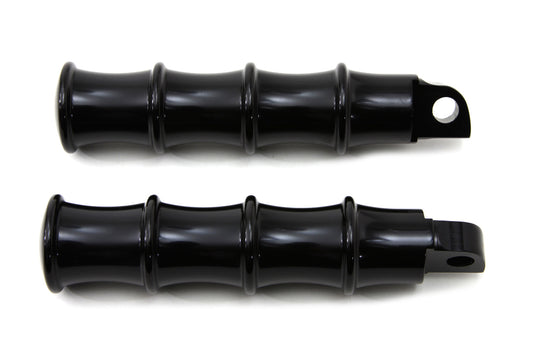 HARLEY Schwarzes Tribal Style Fußrasten-Set Passend für 1986-UP FXST,