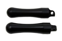 HARLEY Black Contour End Fußrasten Set Passend für 0- Alle Modelle mit weiblicher Halterung