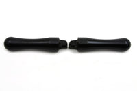 HARLEY Black Contour End Fußrasten Set Passend für 0- Alle Modelle mit weiblicher Halterung