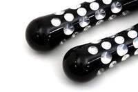 HARLEY Black Contour Agostinni Fußrasten-Set Passend für alle Modelle ab 0- mit weiblicher Aufnahme