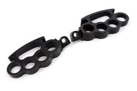 HARLEY Black Knuckle Fußrasten-Set, passend für 0- Alle, Modelle mit weiblichem Montageblock