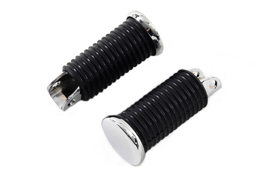 HARLEY Rubber Style Driver Footpeg Set fits 0-  All, models with male mounting block