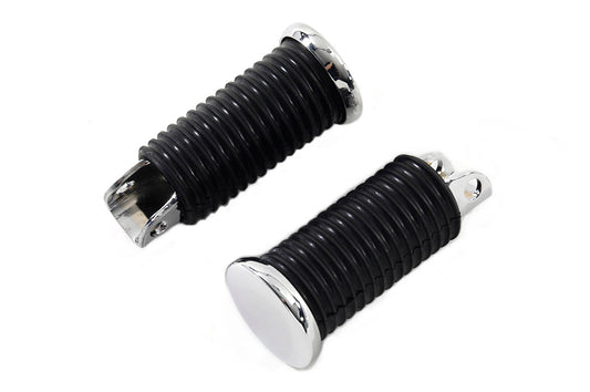 HARLEY Rubber Style Driver Footpeg Set fits 0-  All, models with male mounting block