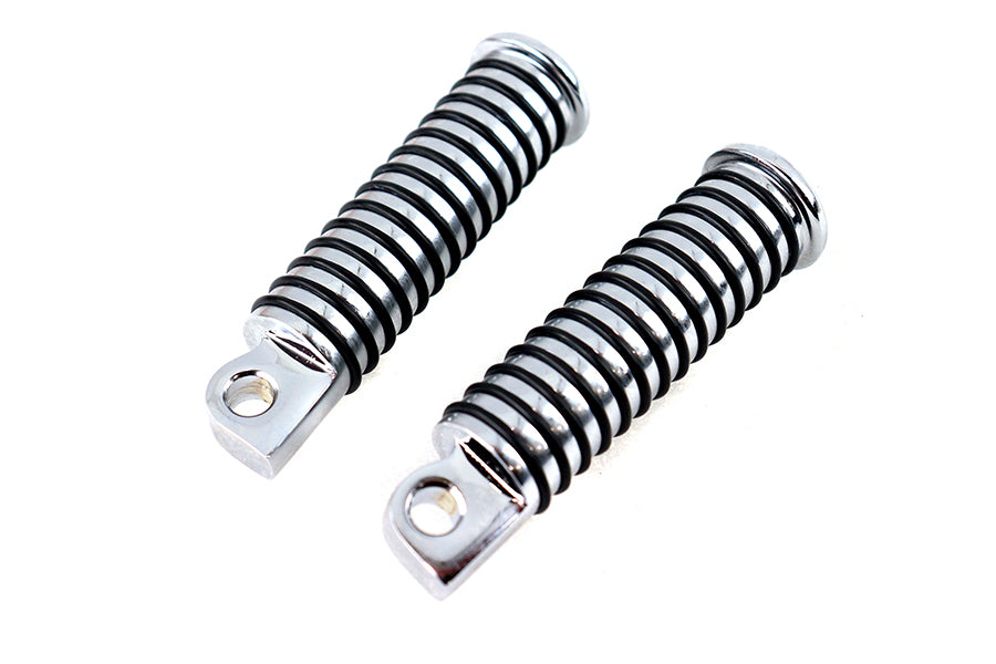 HARLEY O-Ring Style Fußrasten Set Chrom Passend für alle Modelle ab 0- mit weiblicher Aufnahme