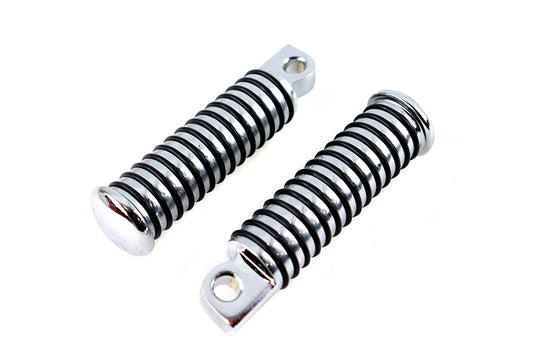 HARLEY O-Ring Style Fußrasten Set Chrom Passend für alle Modelle ab 0- mit weiblicher Aufnahme