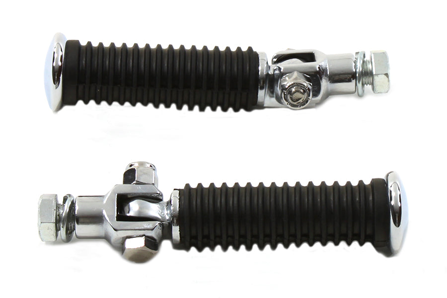 HARLEY Rubber Style Passenger Footpeg Set fits 0-  All, models with female mounting block