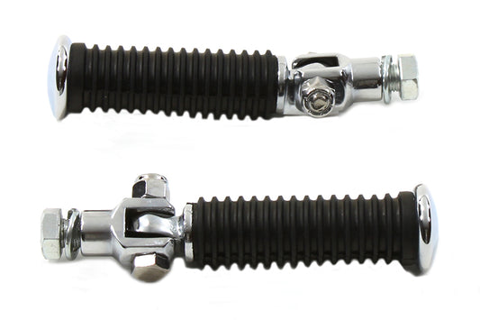 HARLEY Rubber Style Passenger Footpeg Set fits 0-  All, models with female mounting block